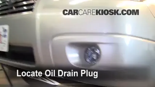 2006 Subaru Forester X 2.5L 4 Cyl. Aceite Cambiar aceite y filtro de aceite